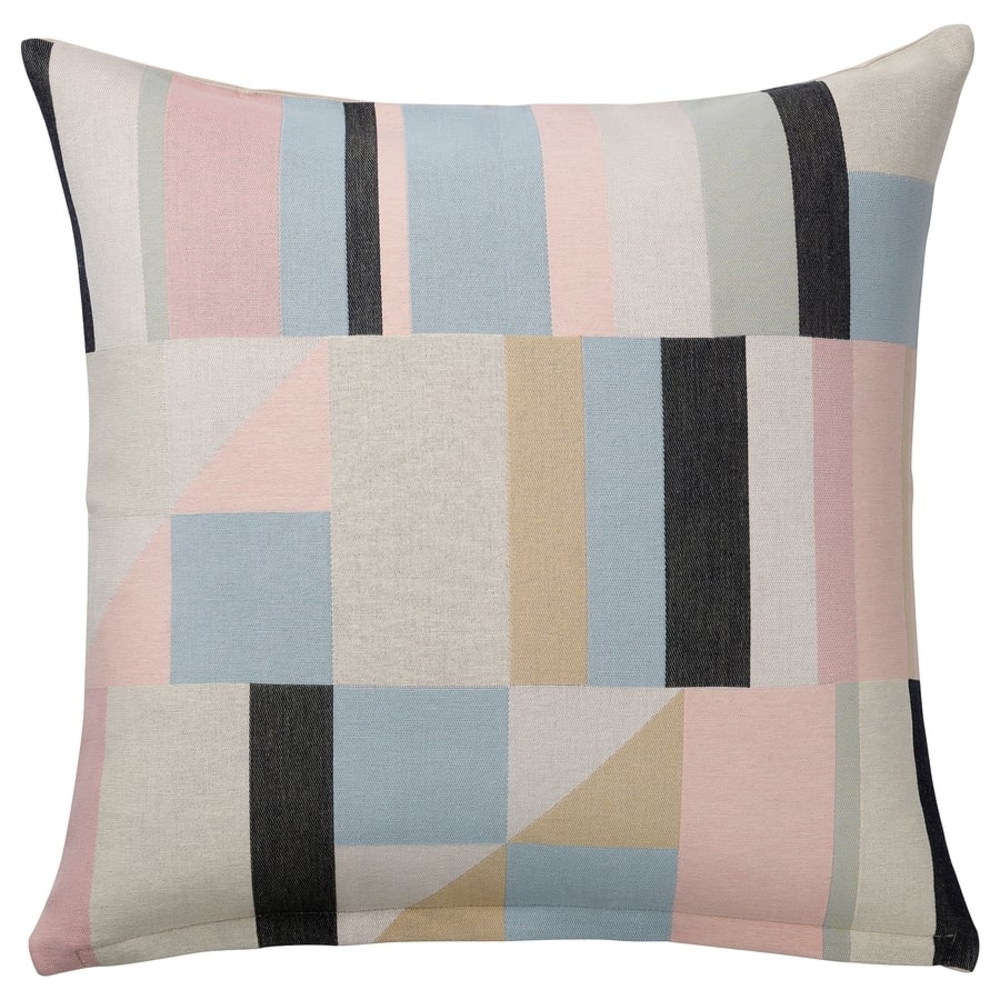 Set Of 2 Geometric Multicolor Throw Pillow Covers
